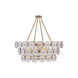 Kintrel 6 Light 36.5 inch Legacy Brass Pendant Ceiling Light