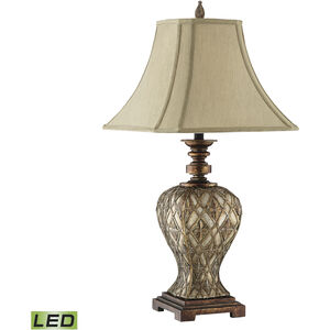 Jaela 31.25 inch 9.00 watt Bronze with Gold Table Lamp Portable Light