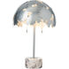 Pangea 23.1 inch 60.00 watt Sterling Table Lamp Portable Light in Lilac Marble, Dome