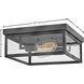 Beckham 12 inch Aged Zinc Outdoor Flush Mount