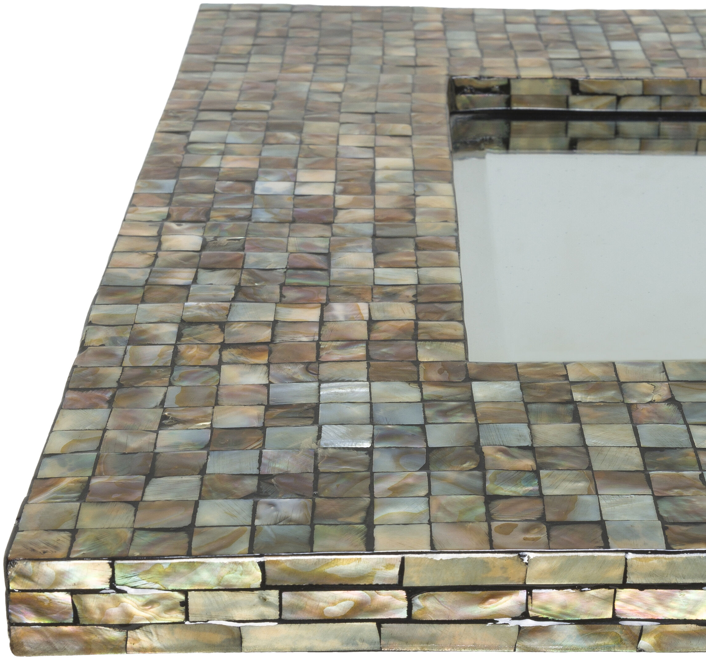 Iridescent 58.7 X 23.6 inch Brown Full Length/Oversized Mirror, Rectangle