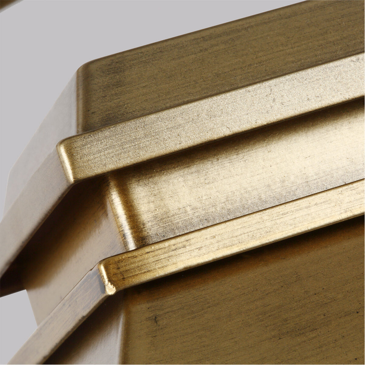 Sean Lavin Wellsworth 3 Light 22.5 inch Painted Distressed Brass Outdoor Wall Lantern