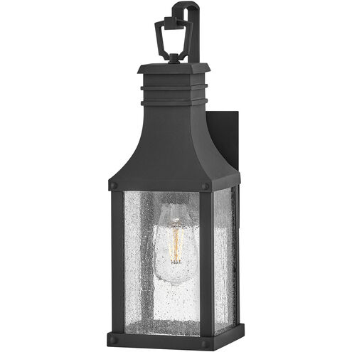 Heritage Beacon Hill Outdoor Wall Mount Lantern in Museum Black