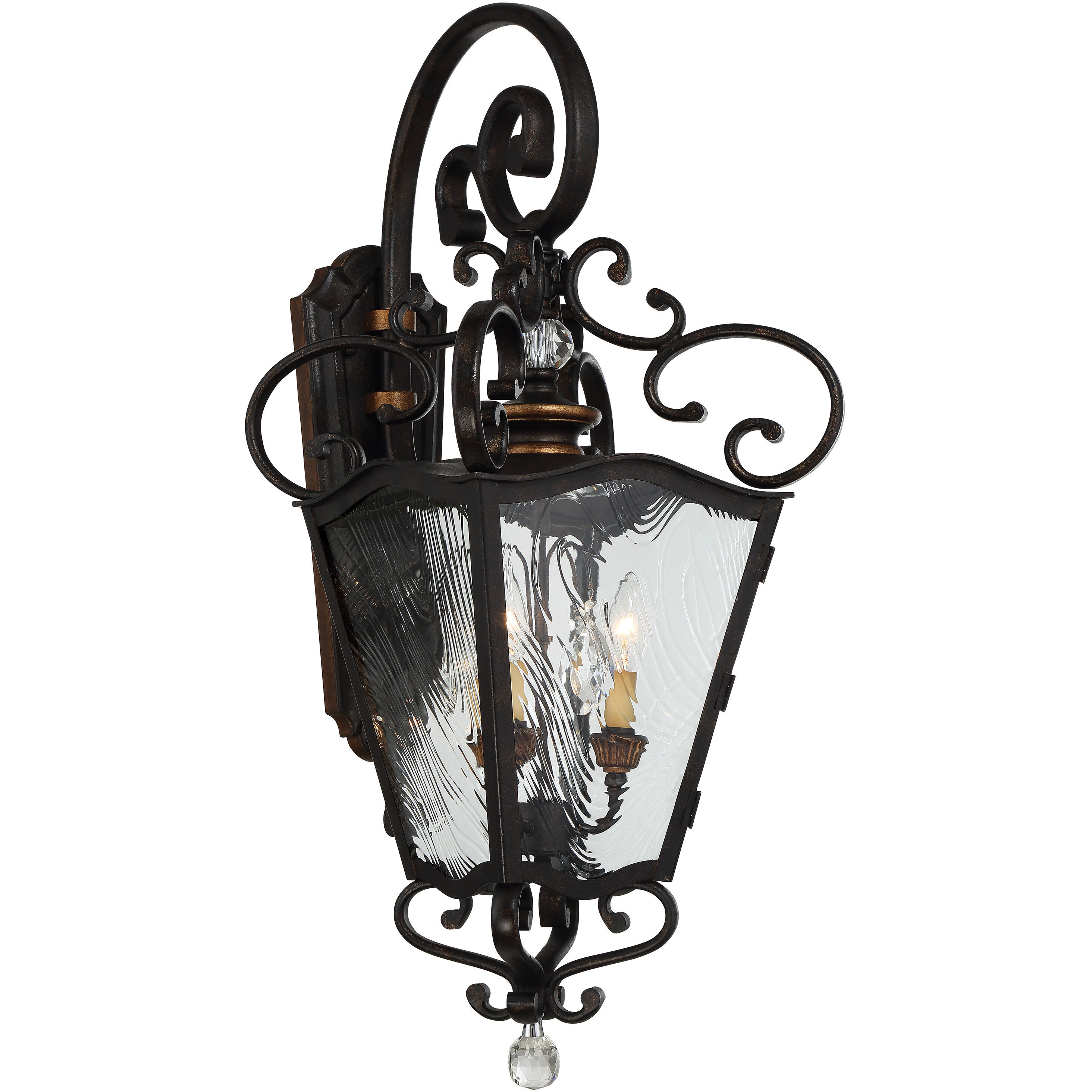 Great Outdoors Brixton Ivey 3 Light 13.25 inch Terraza Village Aged Patina Outdoor Lantern in Terra Villa Aged Patina, The Great Outdoors