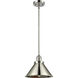 Franklin Restoration Briarcliff 1 Light 10 inch Polished Nickel Mini Pendant Ceiling Light in Incandescent, Franklin Restoration