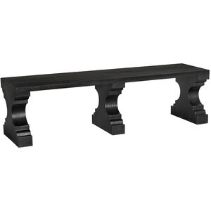 Stern Burnt Black Bench