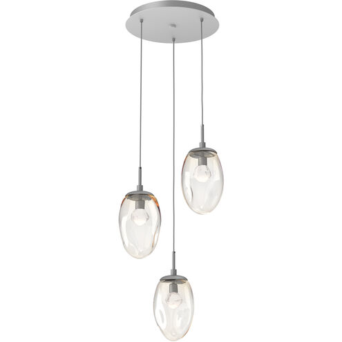 Meteo LED LED Classic Silver Chandelier Ceiling Light, Round Multi-Pendant