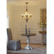 Harper 6 Light 22.4 inch White Wash and Black Pendant Ceiling Light