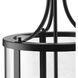 Gilliam 3 Light 10 inch Matte Black Foyer Light Ceiling Light