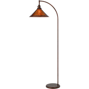 Downbridge 65 inch 60.00 watt Rust Arc Floor Lamp Portable Light