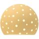 Perforated Globe Wall Sconce Wall Light in Muted Yellow, Form+Finish+Function
