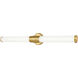 Warwick LED 32.5 inch Modern Gold Bath Vanity Wall Light