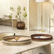 Scarab Natural and Rust and Black Trays, Inline, Set of 2