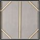 Sympony Cityscape Gray with Ochre and Black Framed Wall Art