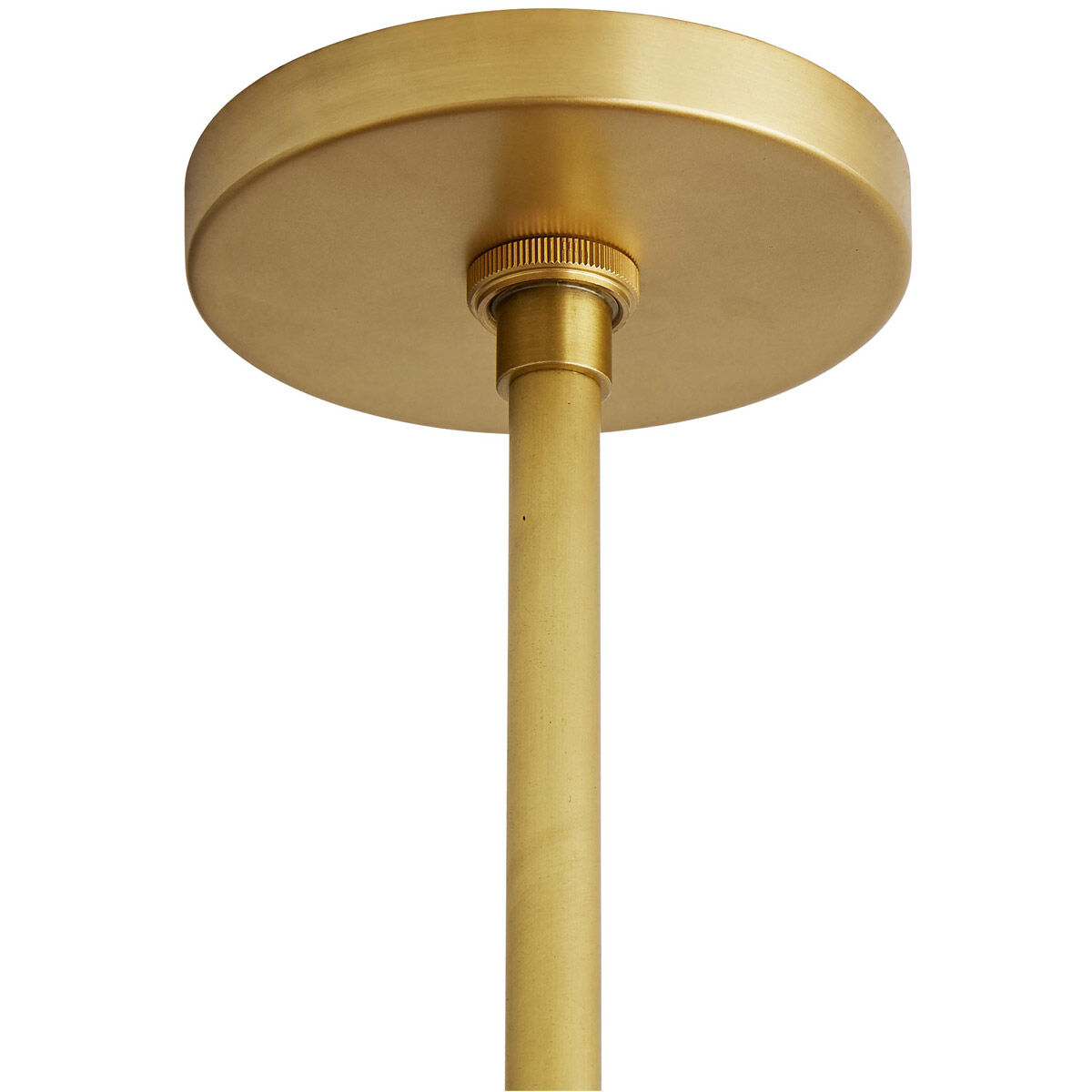 Swami 1 Light 22 inch Natural and Black Ombre with Antique Brass Pendant Ceiling Light, Small