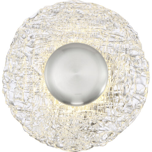 Riverbed LED 10.25 inch Polished Nickel Flush Mount Ceiling Light