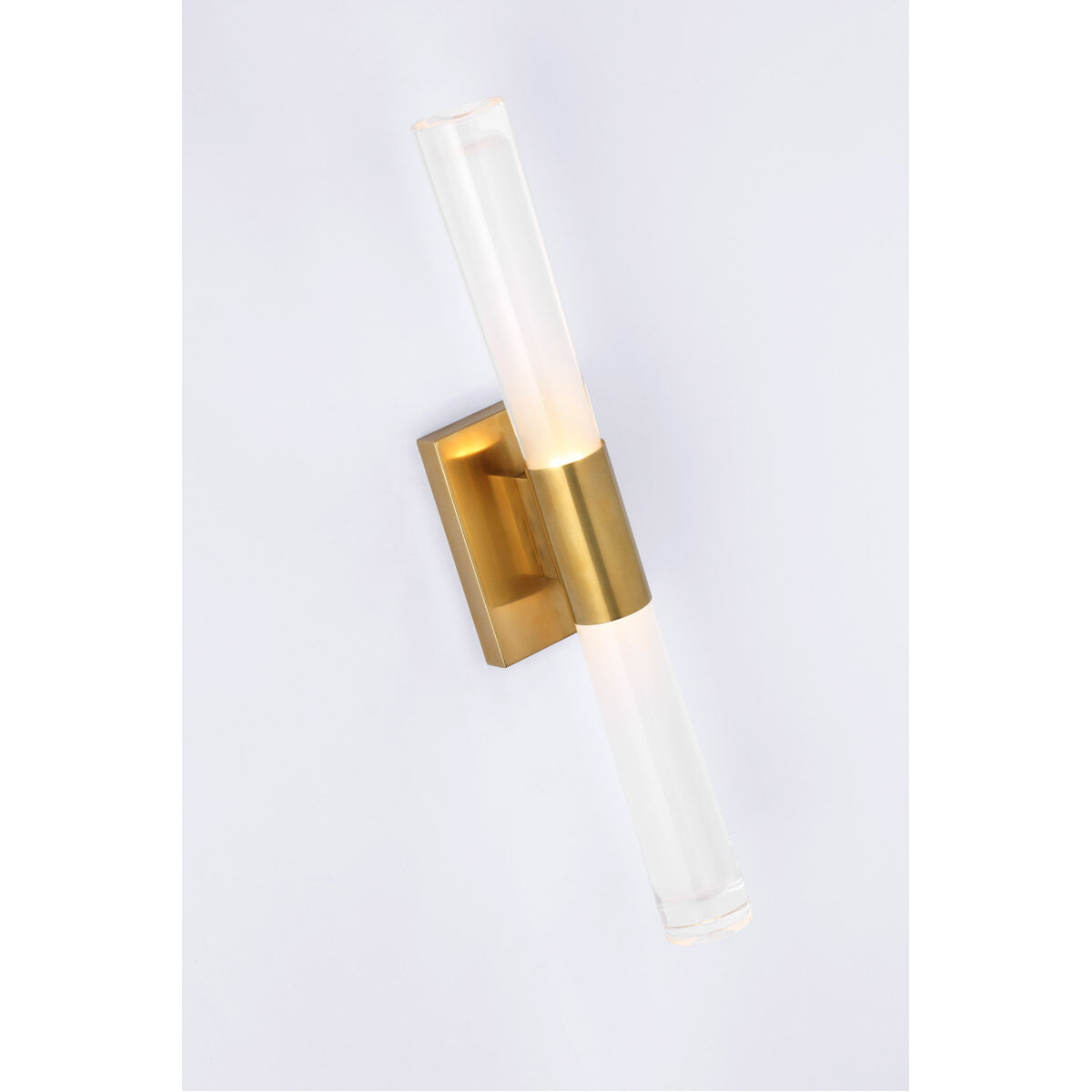 AERIN Brenta LED 3.5 inch Hand-Rubbed Antique Brass Single Sconce Wall Light