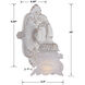 Mayfield Bath Sconce Wall Light in Antique White