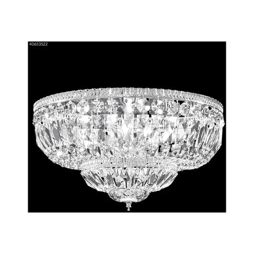 Zoe 8 Light 18 inch Silver Flush Mount Ceiling Light