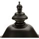 Ashmore 3 Light 24 inch Antique Bronze Outdoor Post Lantern