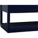 Larkin 60 X 22 X 34 inch Blue Vanity Sink Set