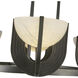 Colette LED 27.25 inch Urban Bronze Chandelier Ceiling Light in Urban Bronze and Alabaster