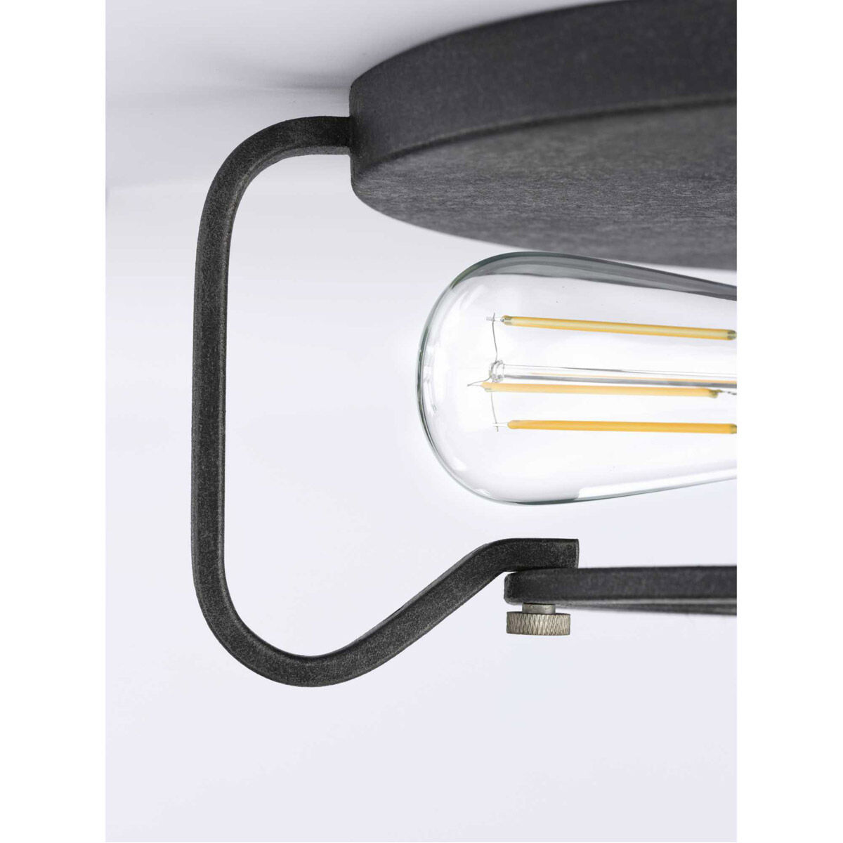 Foster 2 Light 16 inch Gilded Iron Flush Mount Ceiling Light