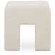Aidy 17.75 inch White Stool