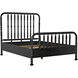 Bachelor Hand Rubbed Black Bed, Queen