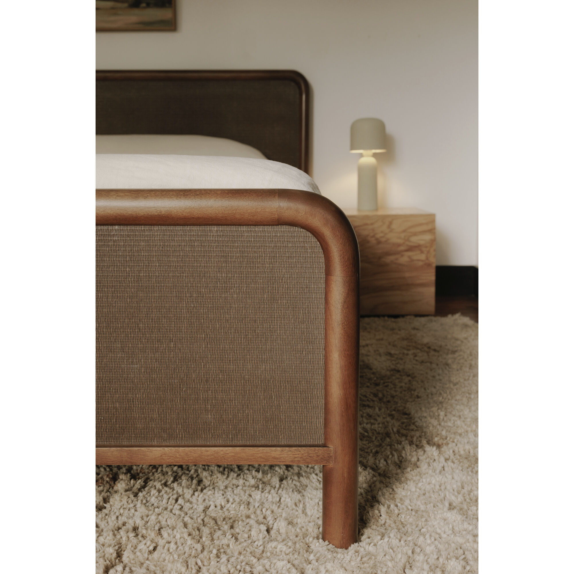 Rye Brown Bed, King