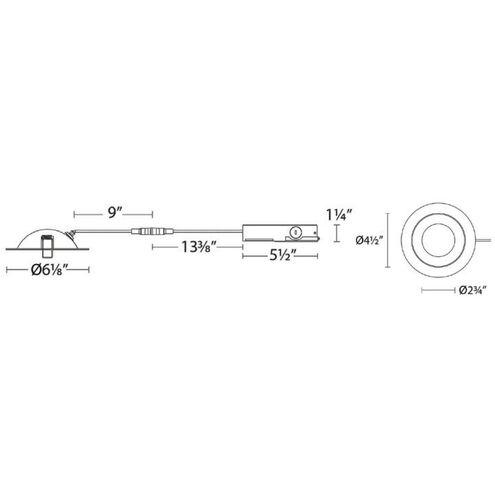Lotos LED Black Complete Kit Recessed Lighting