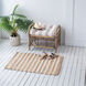 Shuttle Weave Durrie with Fringes 36 X 24 inch Multi Rug, Rectangle