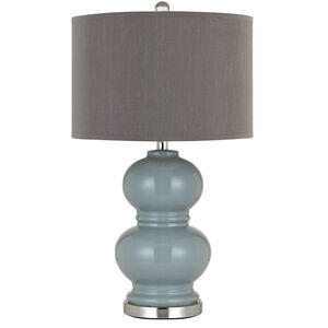 Bergamo 27 inch 150 watt Slate Blue Table Lamp Portable Light