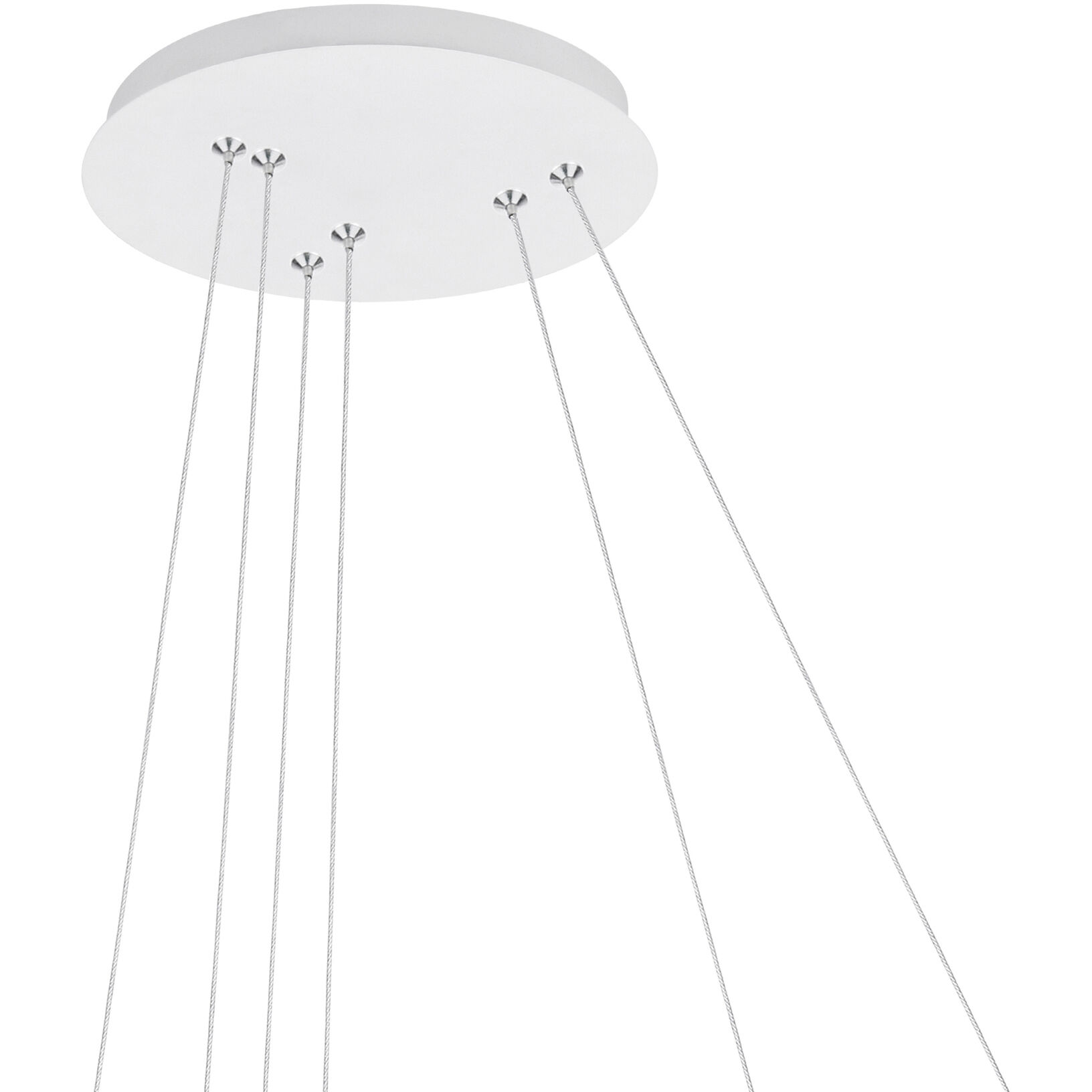 Chalice LED 24 inch White Chandelier Ceiling Light