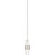 Sean Lavin Lassell 1 Light 12V Polished Nickel Low-Voltage Pendant Ceiling Light