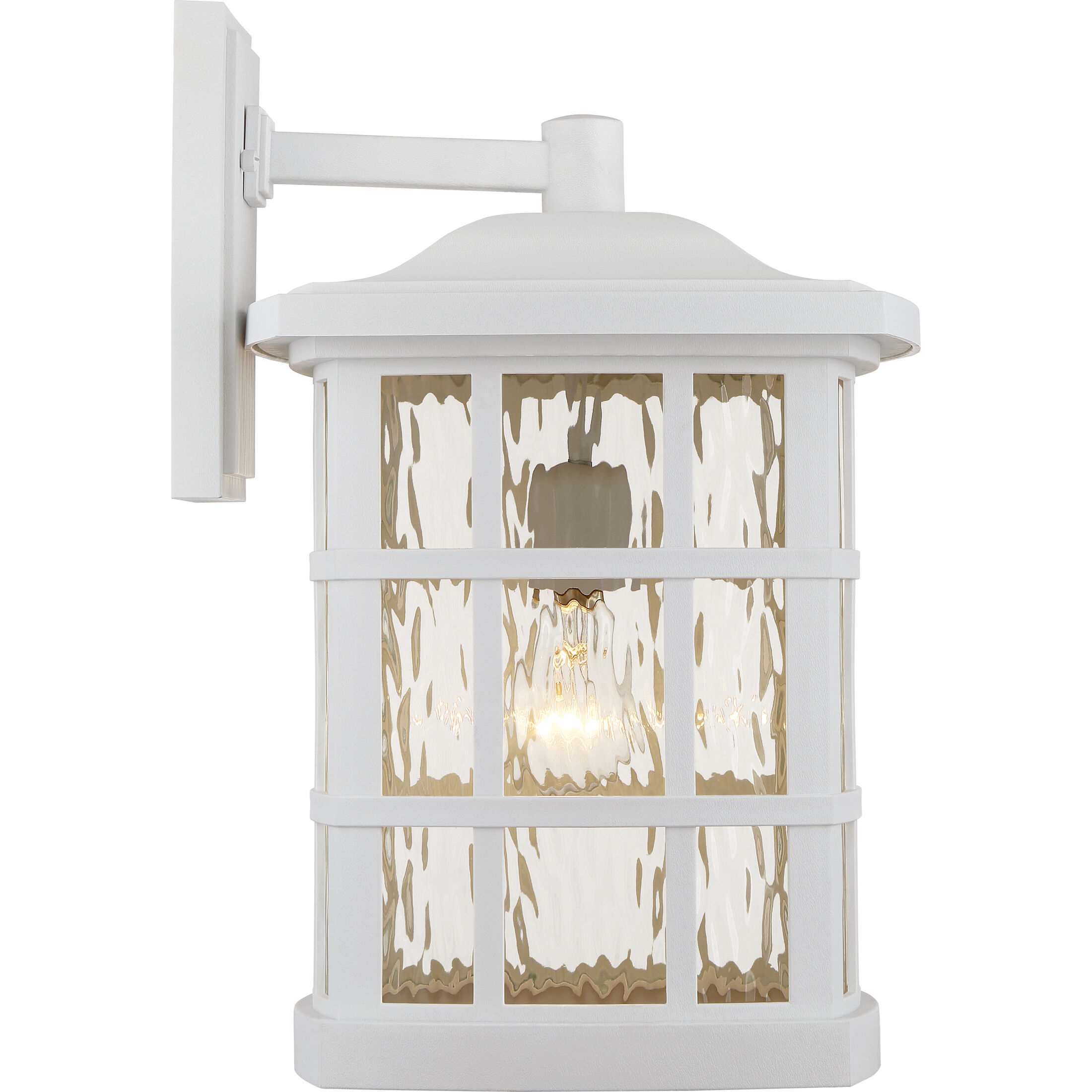 Stonington 1 Light 17 inch Matte White Outdoor Wall Lantern