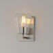 Geode 1 Light 5.25 inch Satin Nickel Wall Sconce Wall Light