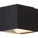 Pandora LED 5.9 inch Black Wall Sconce Wall Light