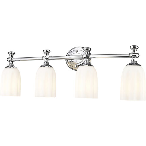 Orion 4 Light 31.25 inch Chrome Bath Vanity Light Wall Light