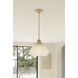 Elaris 1 Light 12.5 inch Legacy Brass Pendant Ceiling Light