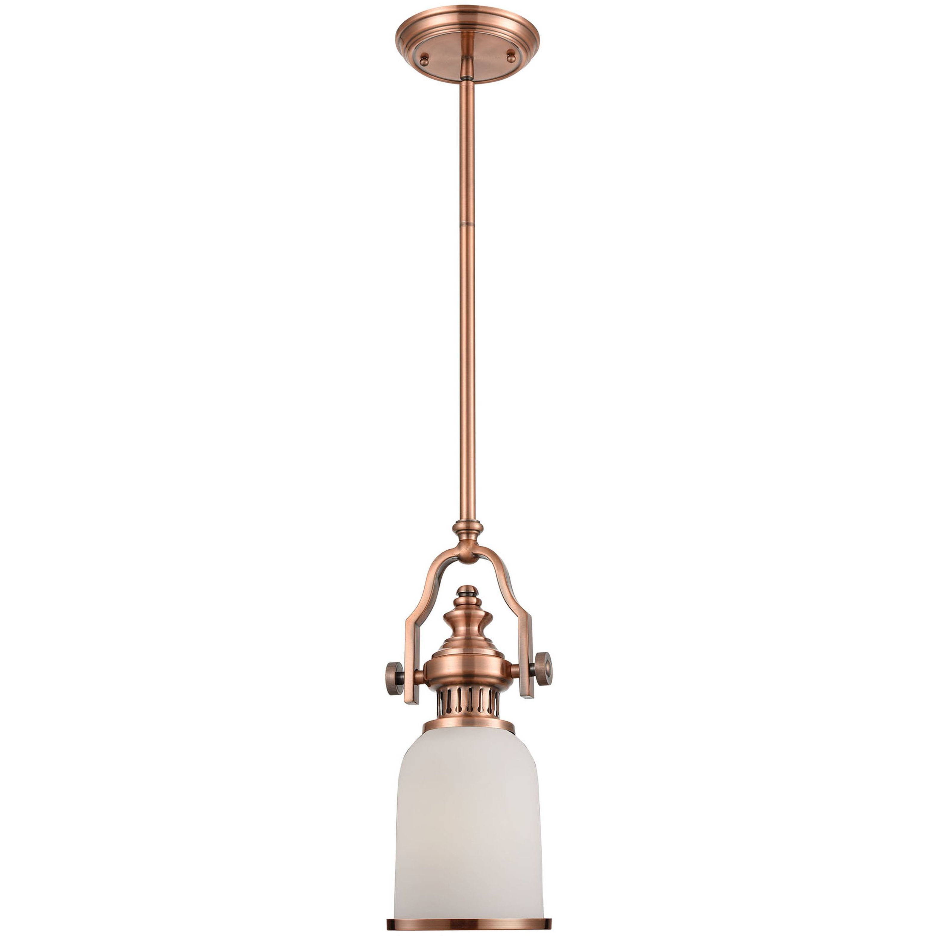 Chadwick 1 Light 6 inch Antique Copper Mini Pendant Ceiling Light