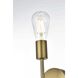Keely 1 Light 5 inch Satin Gold Bath Sconce Wall Light