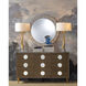 Colette Tawny Brown/Polished Brass/Mirror Cabinet