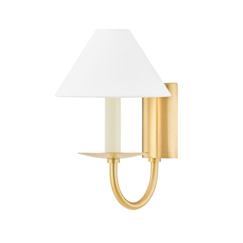 Lenore 1 Light Aged Brass Wall Sconce Wall Light