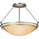 Presidio Tryne 2 Light 16.4 inch Vintage Platinum Semi-Flush Ceiling Light in Sand