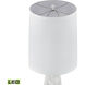 Husk 63 inch 9.00 watt White Floor Lamp Portable Light