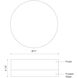 Bedford LED 11 inch Chrome Flush Mount Ceiling Light