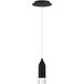 Action LED 2.38 inch Black Mini-Pendant Ceiling Light, dweLED