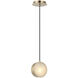 Weatherton 1 Light 5.5 inch Champagne Gold Pendant Ceiling Light