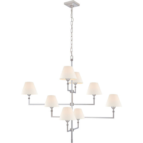 Alexa Hampton Jane 8 Light 47.75 inch Polished Nickel Offset Chandelier Ceiling Light, Large